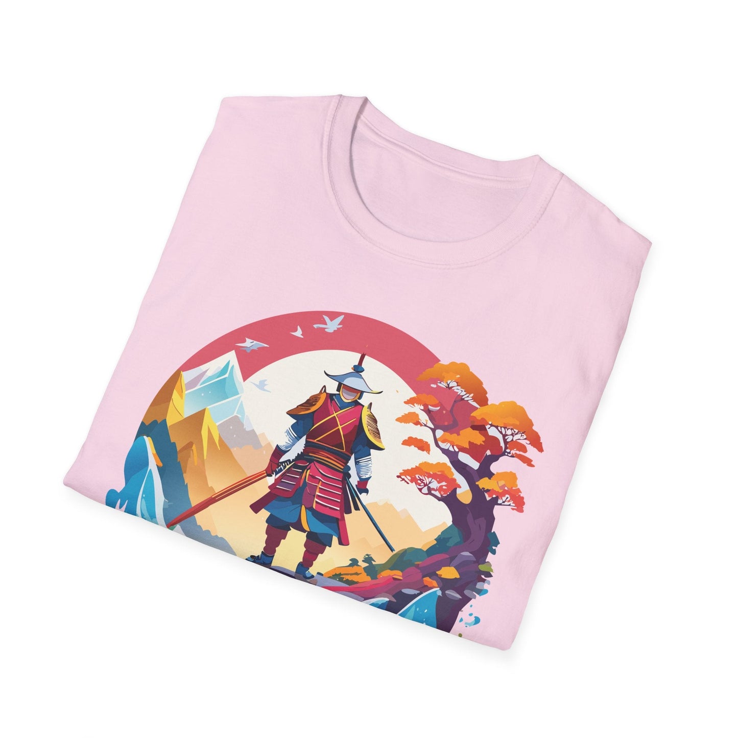 Samurai Shirt Gildan Softstyle 64000 Ring Spun Cotton Unisex Tee For Everyday Comfort