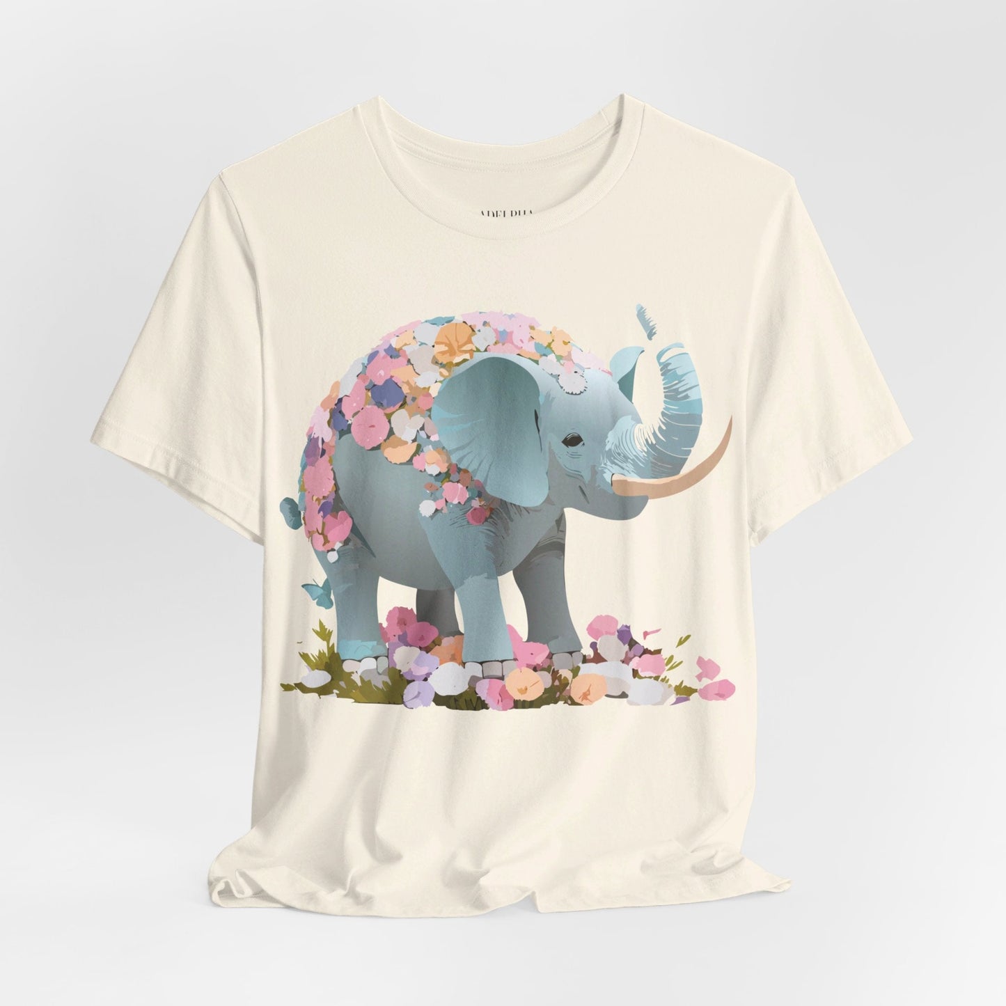 Elephant Graphic T Shirt From Adelpha Unisex Jersey Short Sleeve Vintage Inspired Art Design Tee