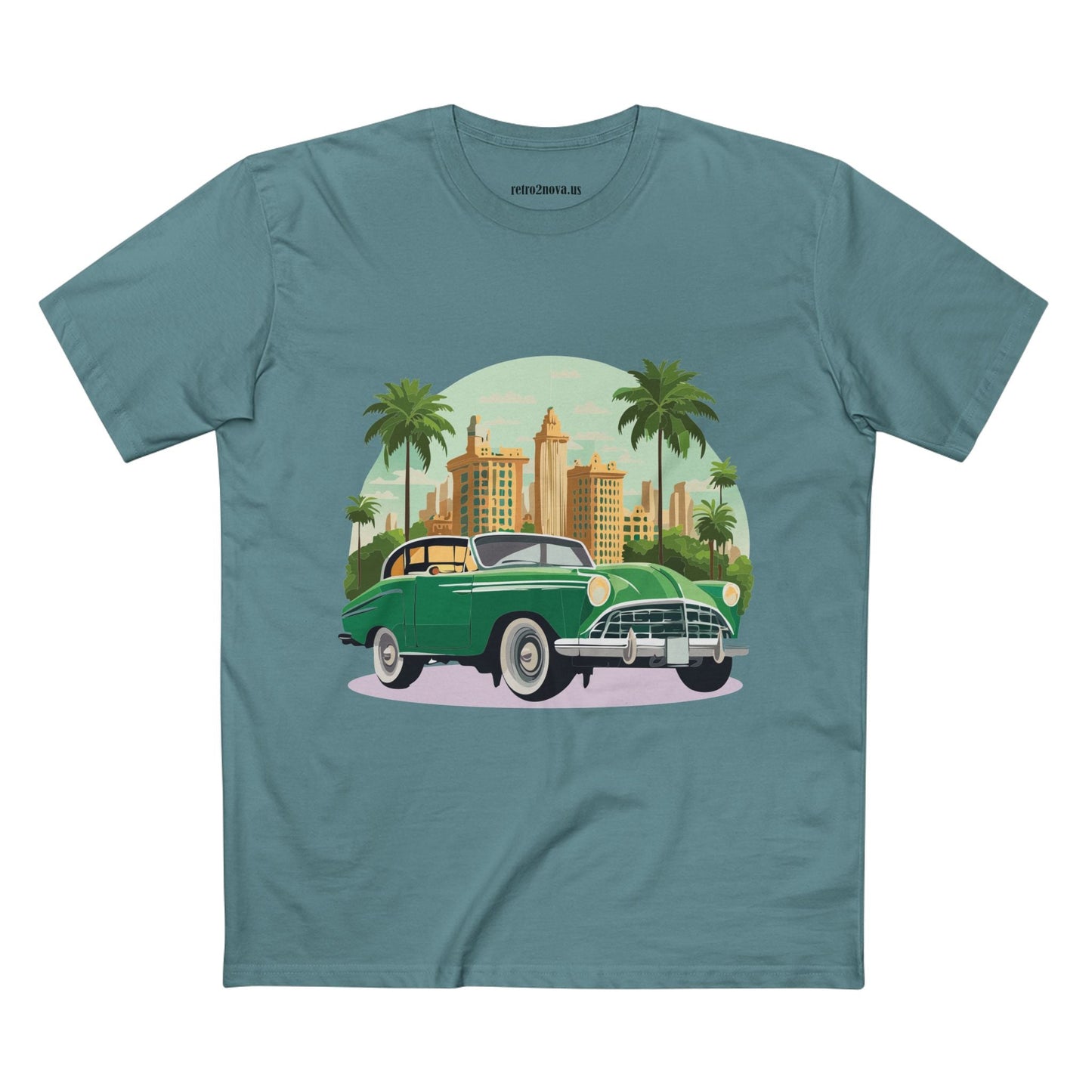 Retro Car Shirts Vintage Car Tee RC 18 Unisex Premium Cotton Art Print Tee Limited Edition