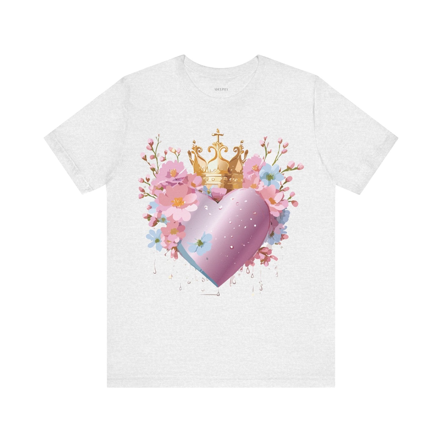 Valentine Graphic Tee Unisex Jersey Short Sleeve By Adelpha Vintage Inspired Artwork