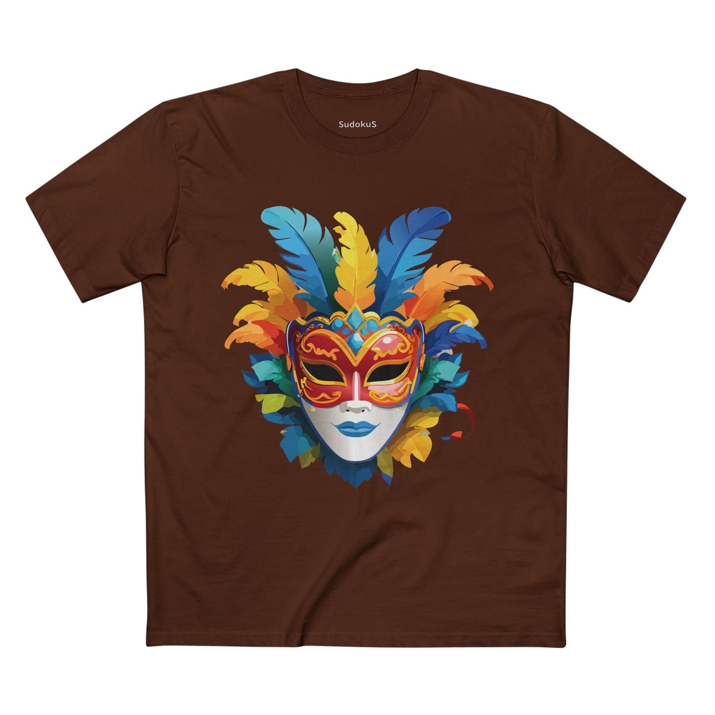 Mask Graphic Unisex 100 Cotton Staple Tee 35