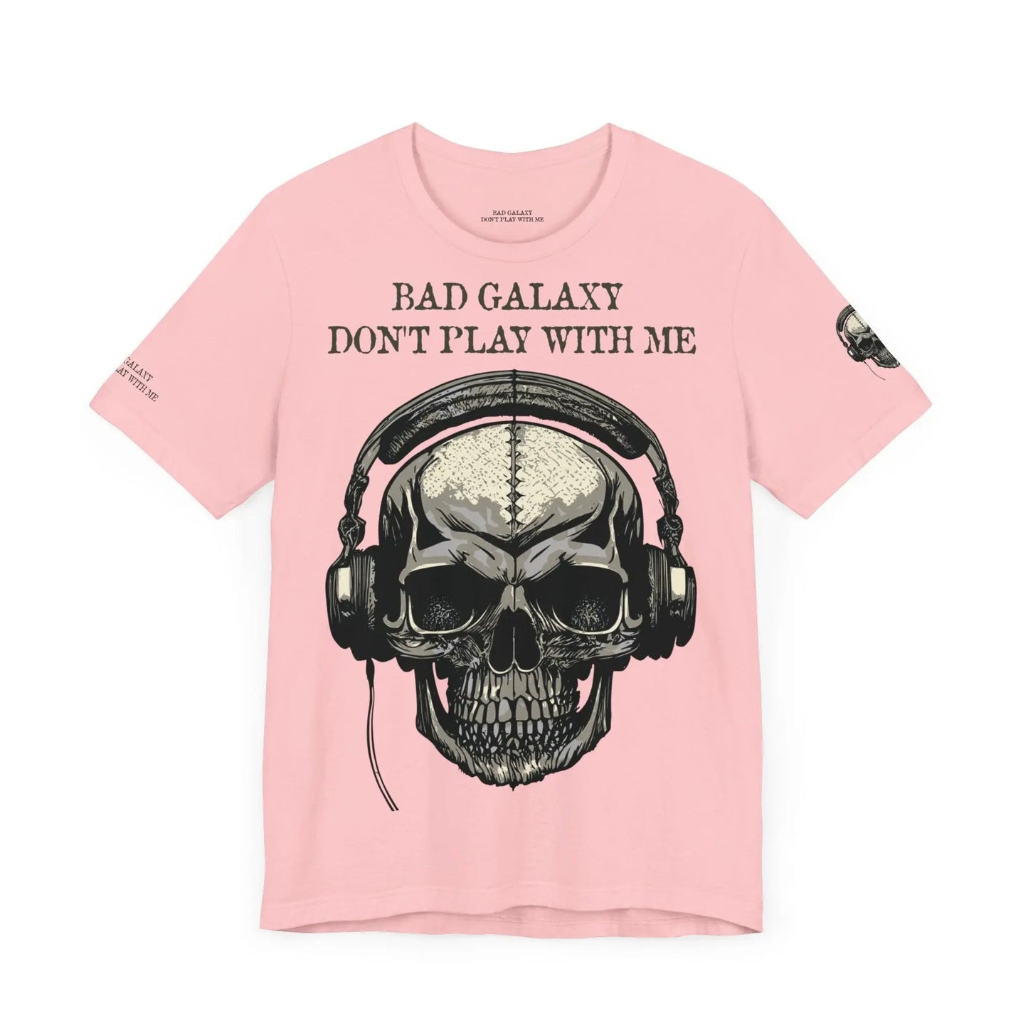 Skull T Shirt From Bad Galaxy Made To Order 100 Percent Cotton With Eco Friendly Inks Free Shipping