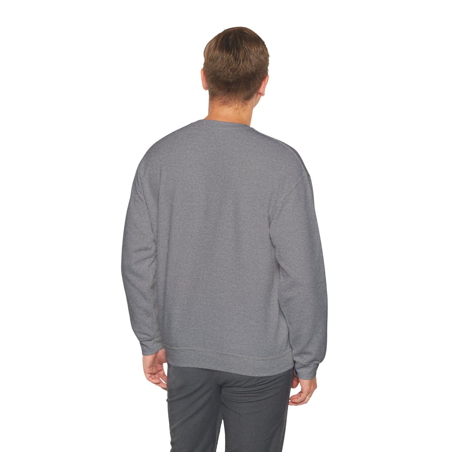Flying Cat Heart Sweatshirt Unisex Fifty Fifty Cotton Poly Crewneck Gildan 18000 Valentines Day