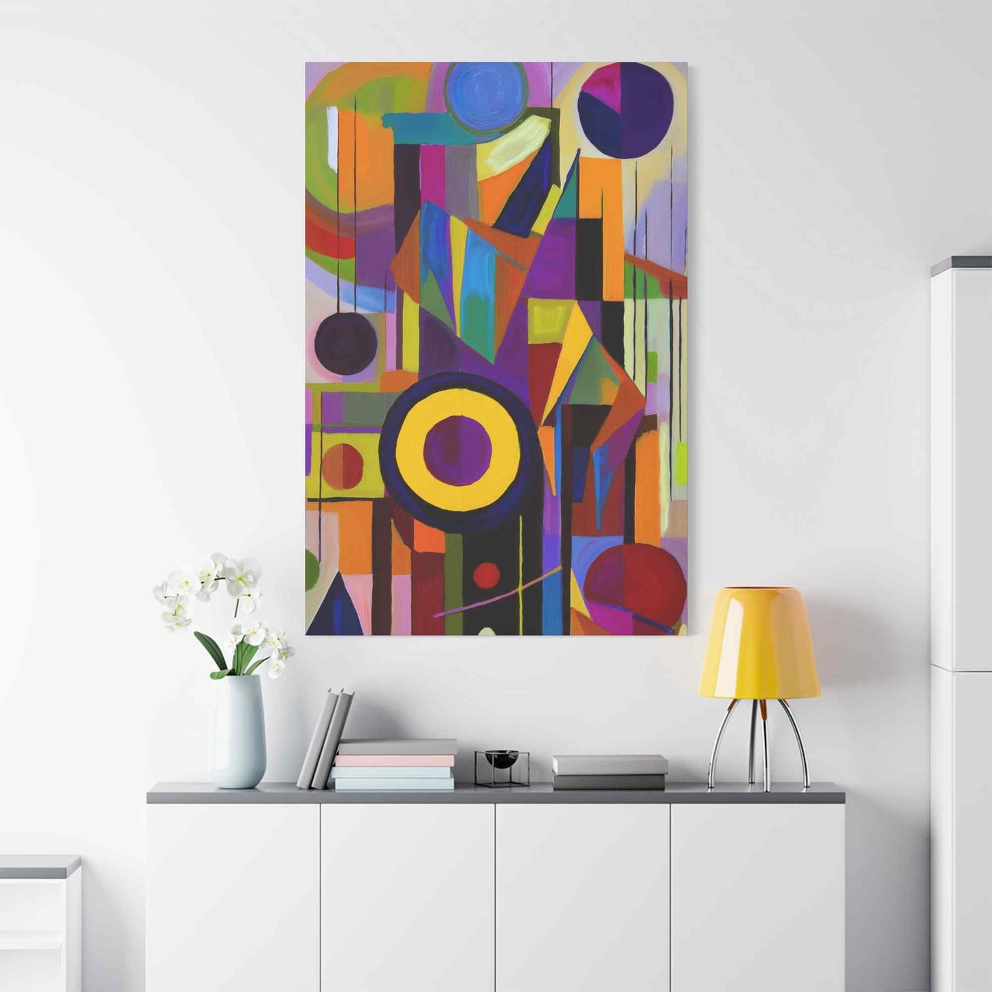 Abstract Painting Print Canvas 20x24,20x30,24x30, 24x32,24x36,30x40, 32x48,36x48,40x60 Pine-Wood Inner Frame ABS-2