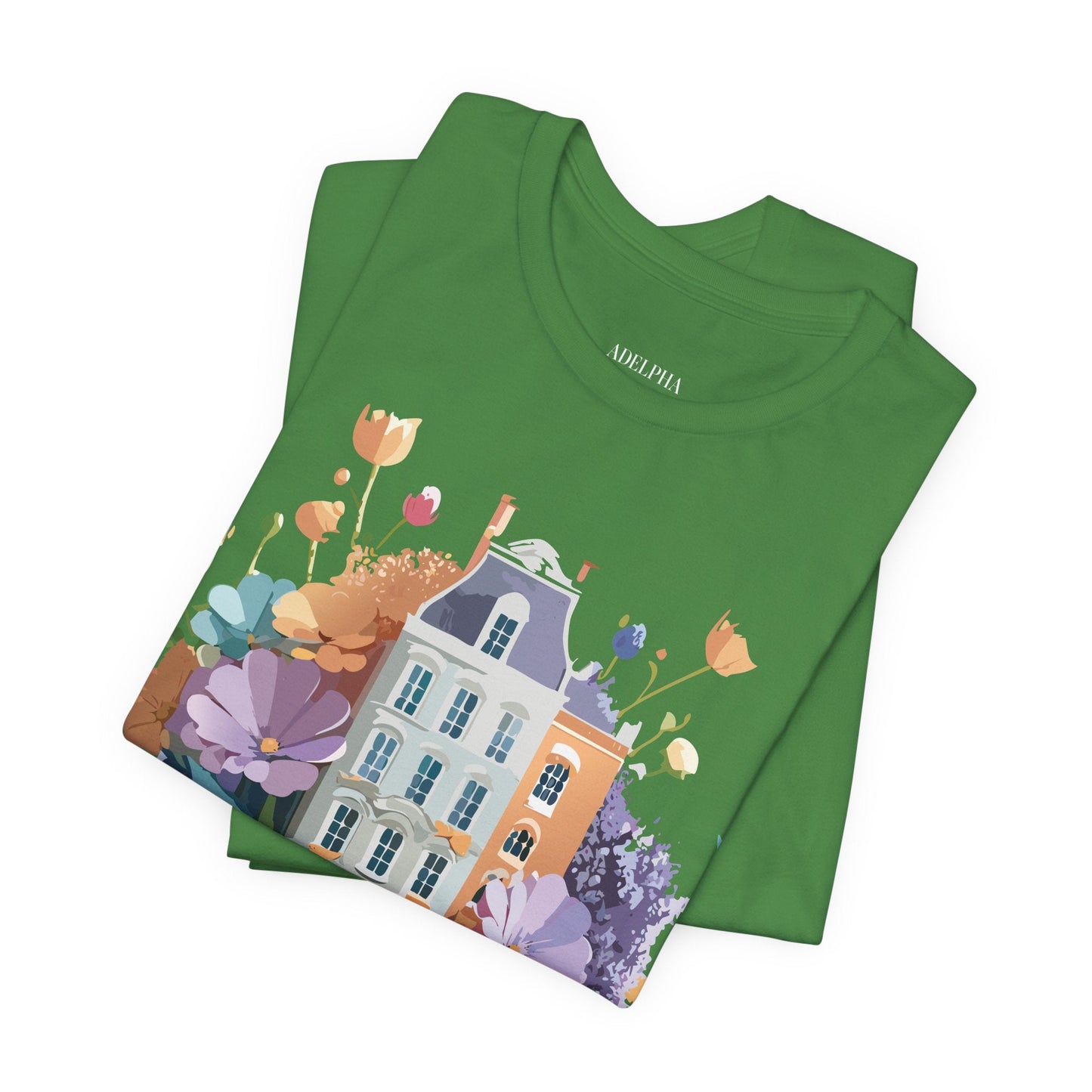 Adelpha Vintage Amsterdam Graphic Tee For Everyday Casual Wear Unisex Short Sleeve Shirt