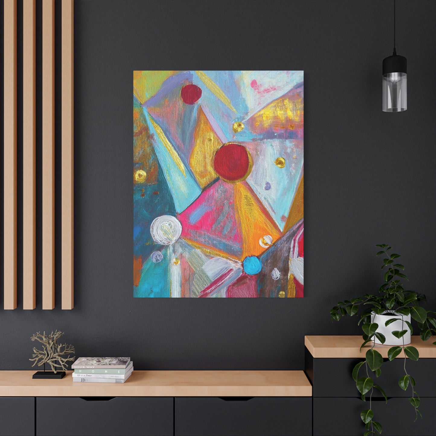 Abstract Oil Painting Print Canvas 20x24,20x30,24x30 24x32,24x36,30x40 32x48,36x48,40x60 Pine-Wood Inner Frame ABS-173