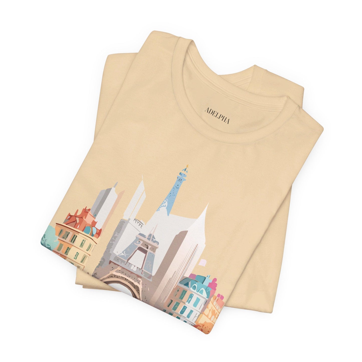 Adelpha Paris Graphic Tee Unisex Jersey Short Sleeve Vintage Inspired Artwork Collection