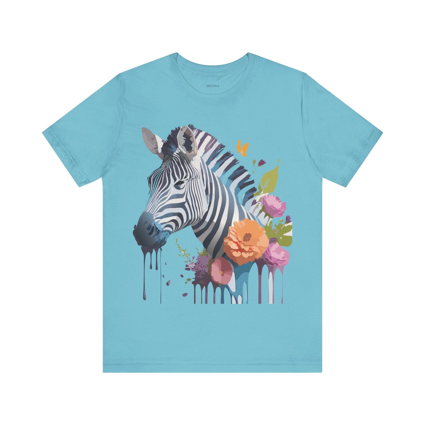 Adelpha Zebra Graphic Tee Unisex Short Sleeve Shirt Vintage Inspired Artwork Limited Edition