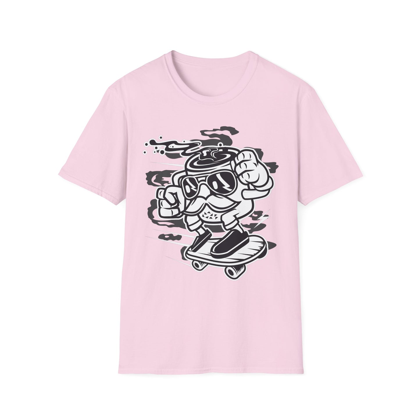 Unisex Cotton T-Shirt with Cartoon Graphic Design