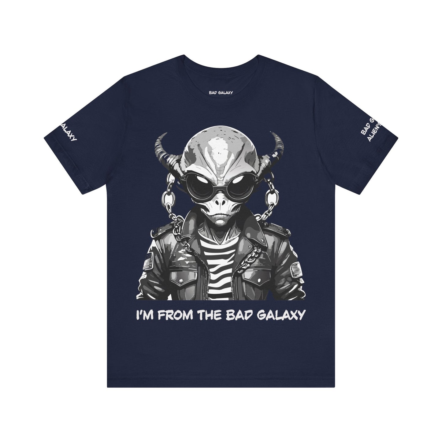 Alien T Shirt From Bad Galaxy Graphic Tee With Free Shipping Lightweight 100 Cotton USA Made