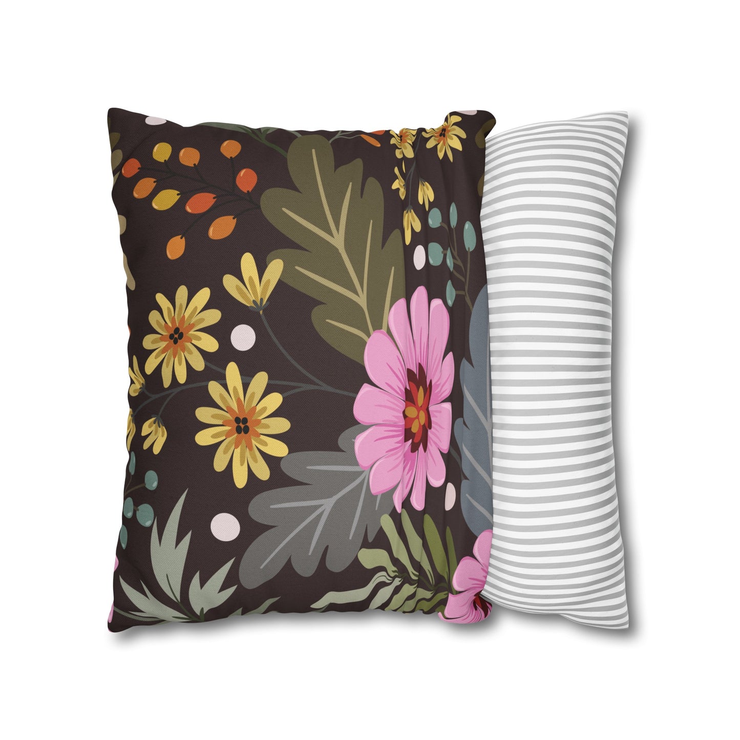 Floral Poly Pillowcase