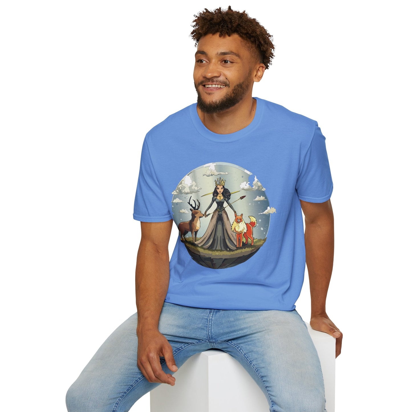Womens Graphic T Shirt Art Design Tee Softstyle Gildan 64000 Cotton Comfort Fit Casual Wear