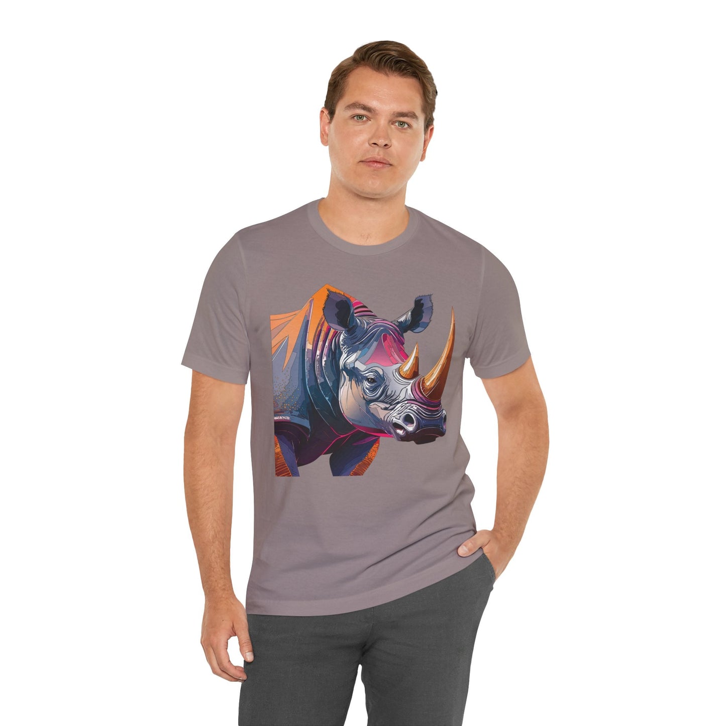Unisex Animal Print Tee Shirt Featuring Wild Animals Art Design For Everyday Wear