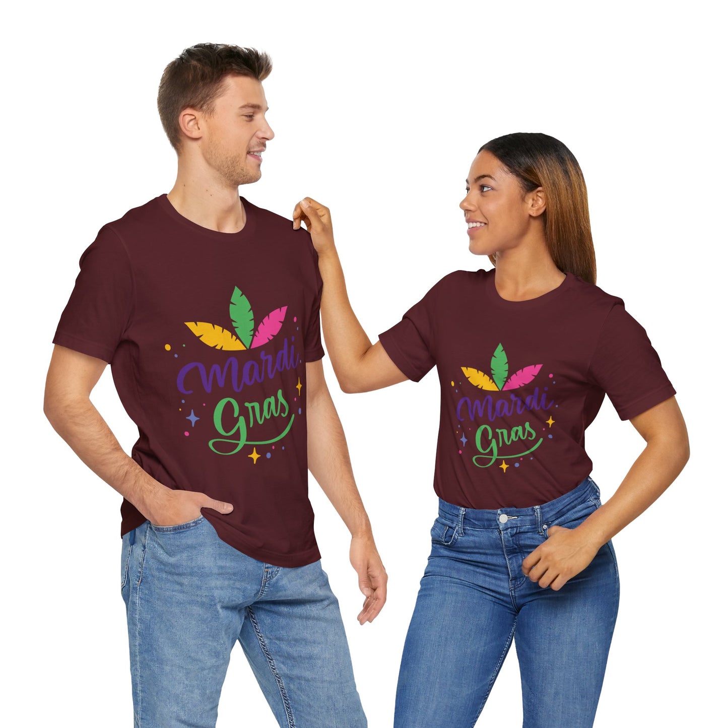 Unisex Cotton Tee Shirt for Mardi Gras