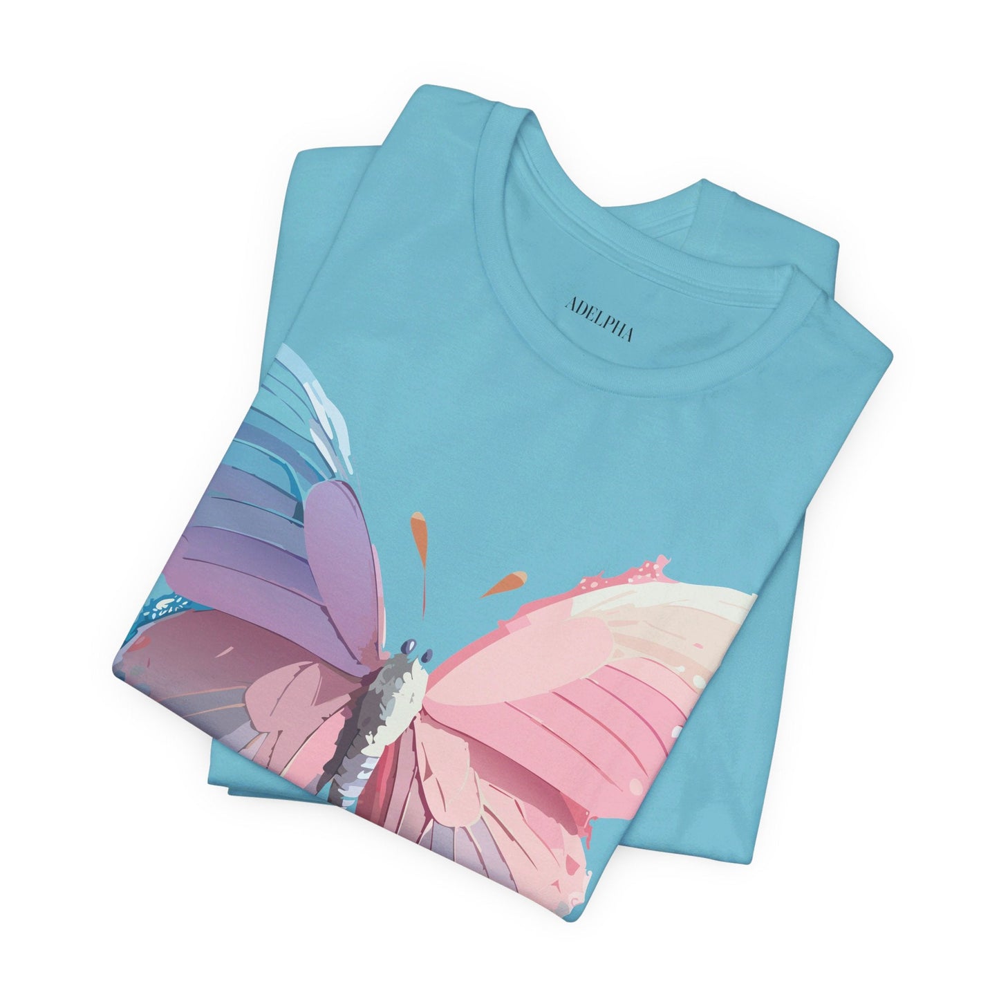 Butterfly Graphic Tee Unisex Vintage Inspired Art Design Adelpha