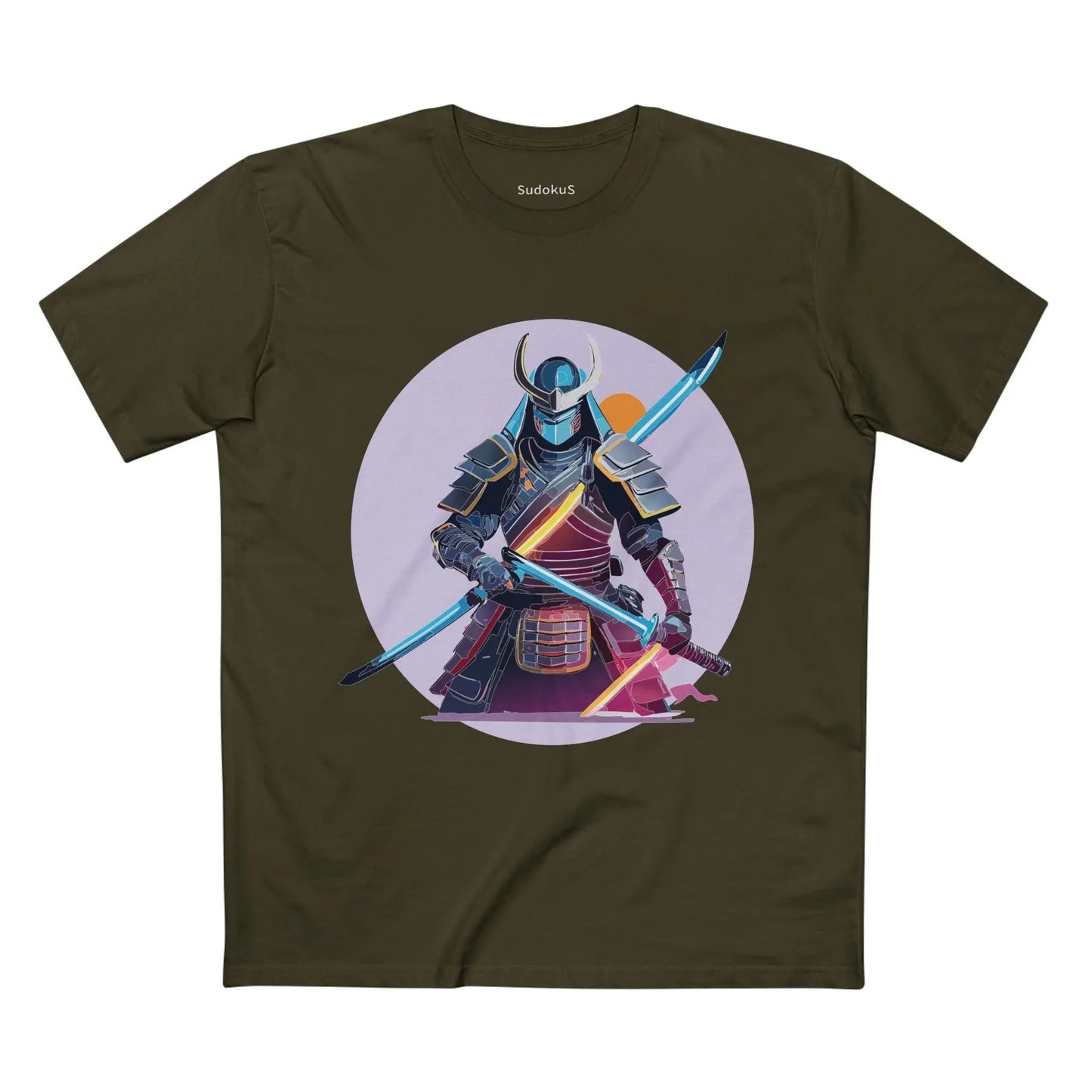 Samurai Graphic Unisex 100 Cotton Staple Tee 2