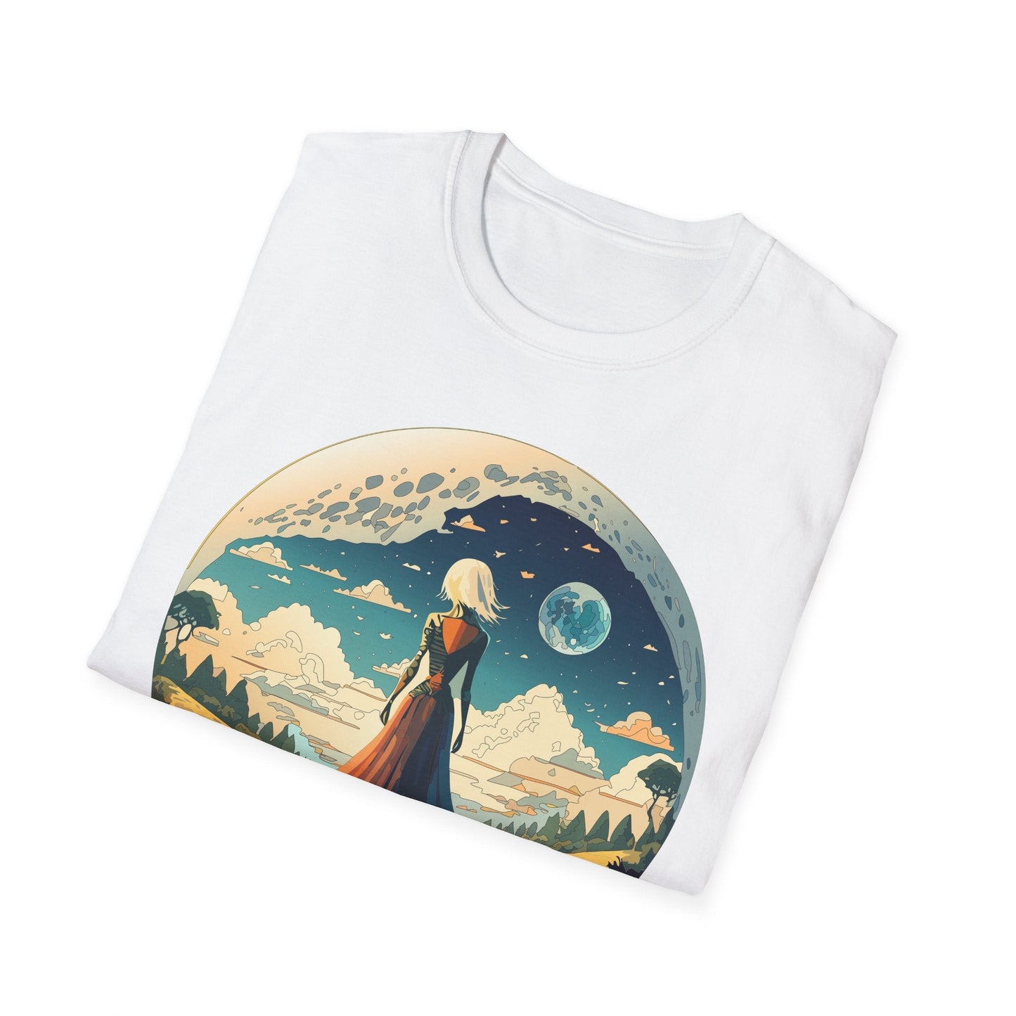 Womens Graphic T Shirts Art Design Tee Unisex Softstyle 64000 Cotton Tee Comfortable Everyday Wear