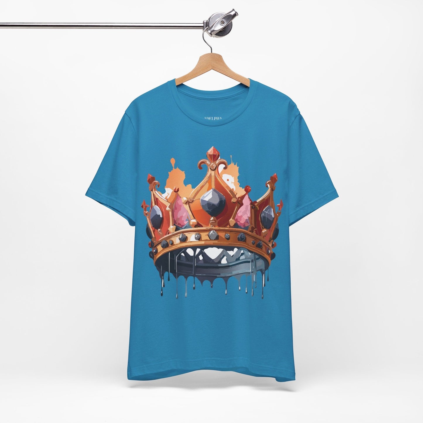 Adelpha Crown Graphic Tee Unisex Jersey Short Sleeve Art Design Vintage Inspired Shirt