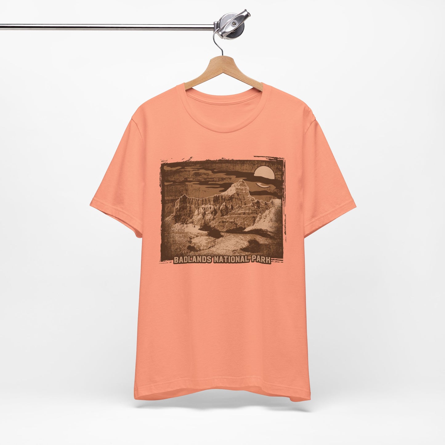 Badlands Retro Poster Graphic Design Tee, Badlands Shirt, Vintage Tees, Art Design T-Shirt, Graphic Tee, Retro Art Shirts