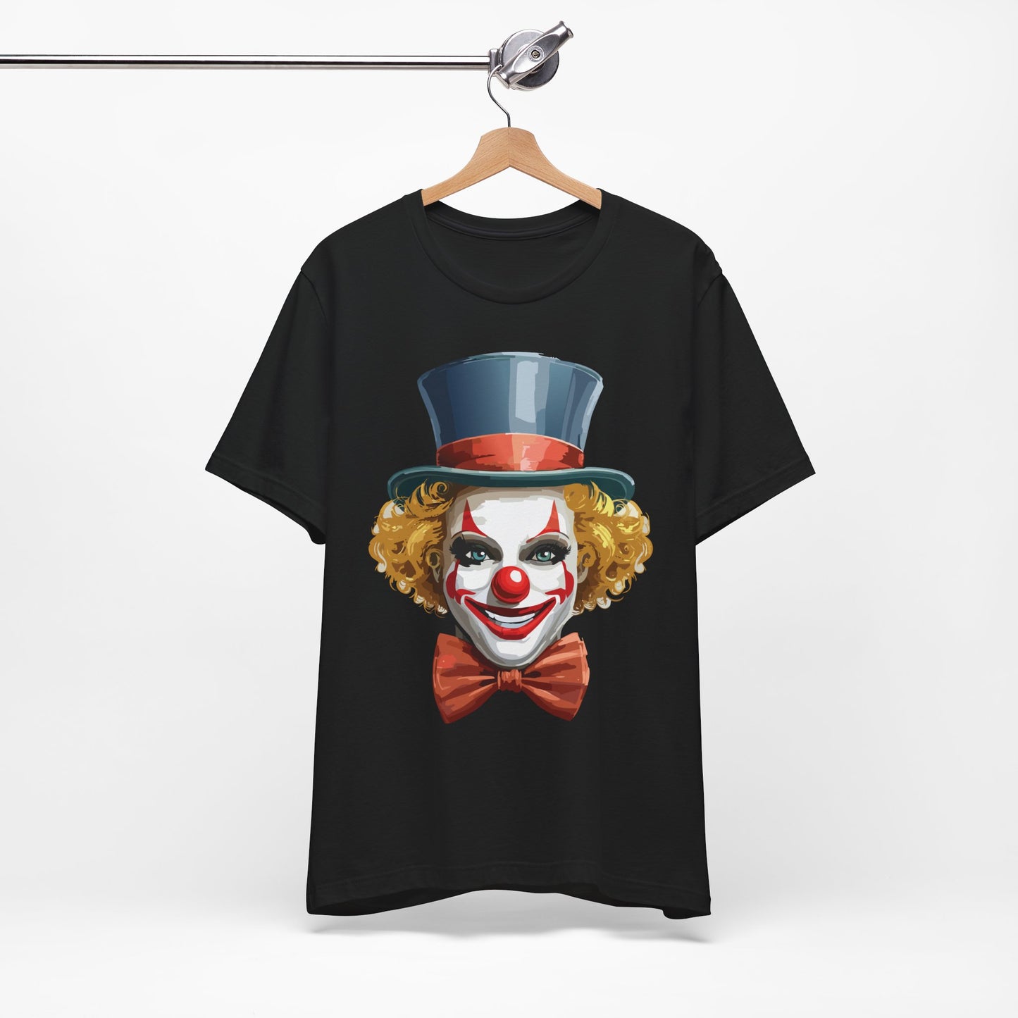 Clown Shirt, Funny Shirt, T-Shirt with Clown, Funny Art Design Tee, Circus Tees, Circus T-Shirt, Unisex Humor Wear 11
