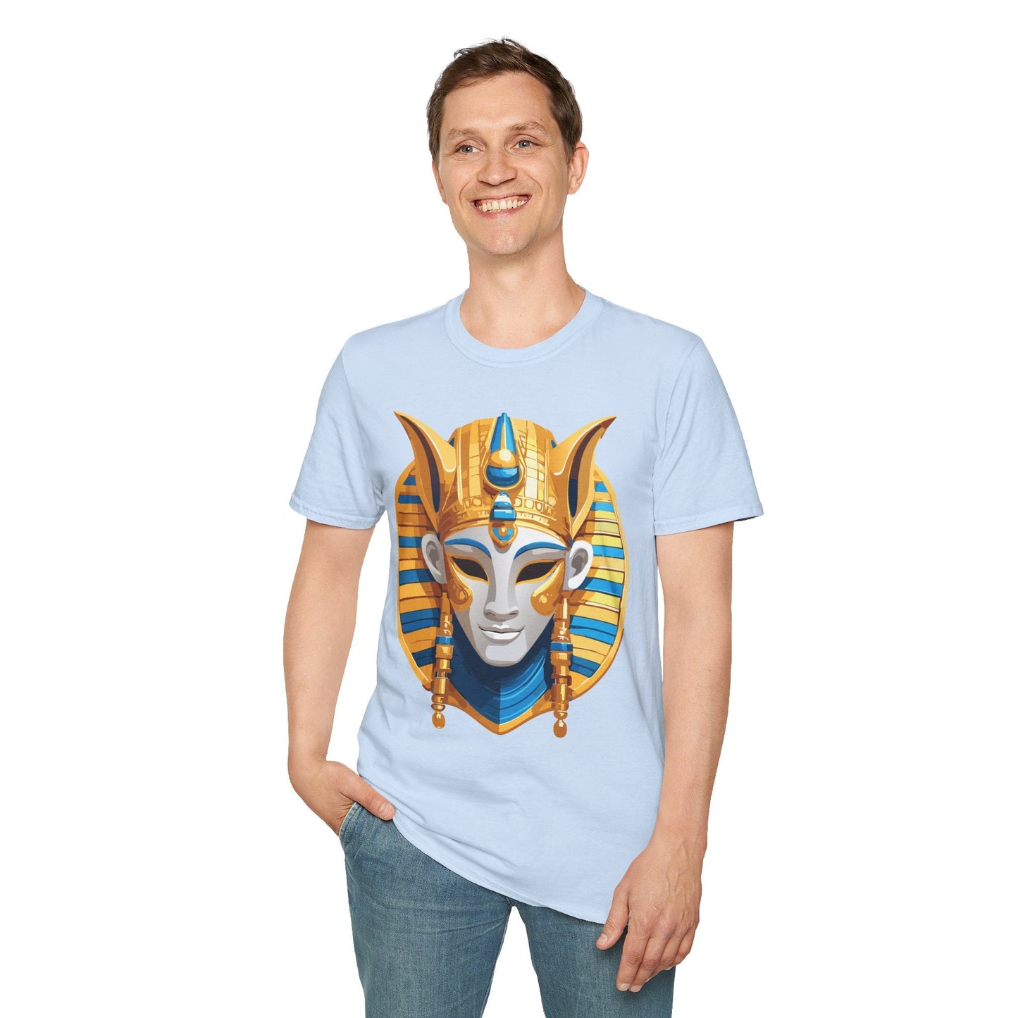 Mask Tee Shirt Unisex Masquerade Design Artwork Gildan Softstyle 64000 Cotton Tee