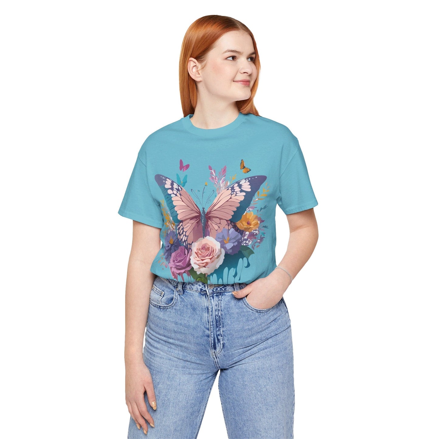Butterfly Graphic Tee Unisex Short Sleeve Artwork By Adelpha