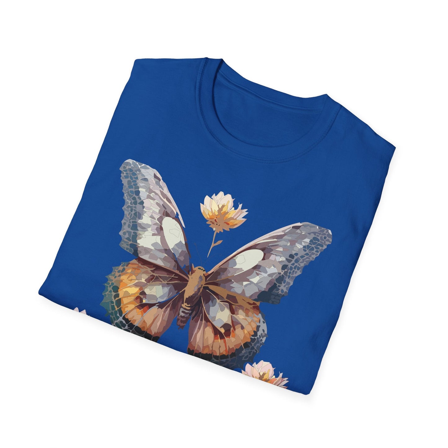 Butterfly Shirt Unisex Monarch Butterfly Tee Gildan Softstyle 64000 Ring Spun Cotton