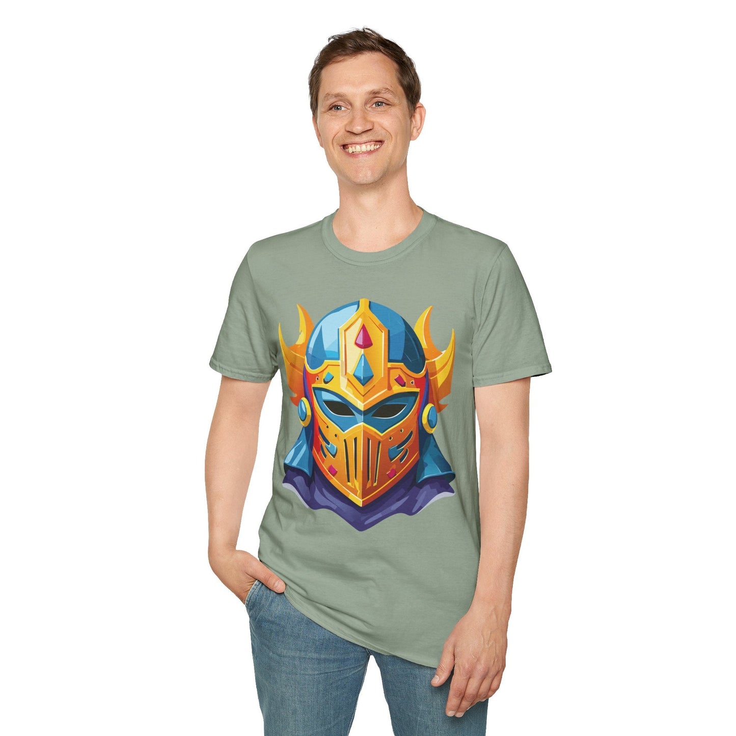 Mask Tee Shirt Unisex Softstyle T Shirt With Mask Design Masquerade Tees For Everyday Comfort