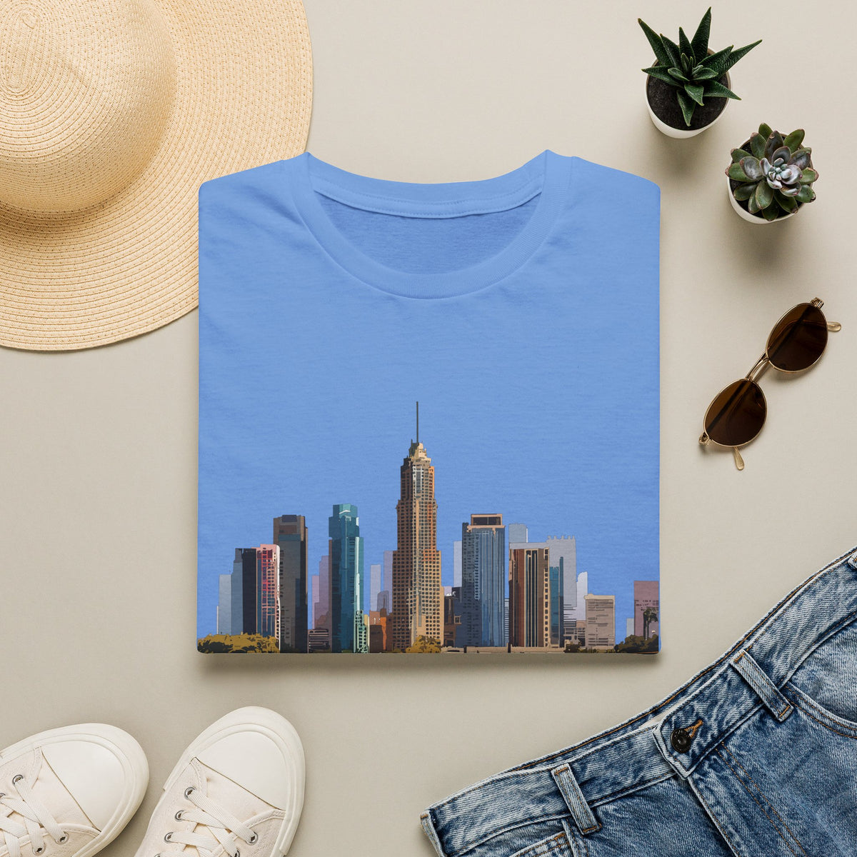 Los Angeles City Skyline T-Shirt | Urban Cityscape Tee