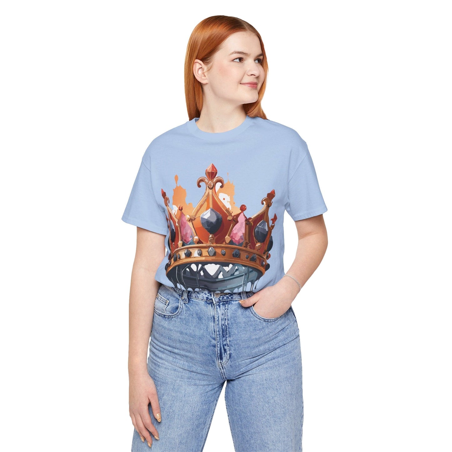 Crown Graphic Unisex 100 Cotton Vintage Artwork Tee 10