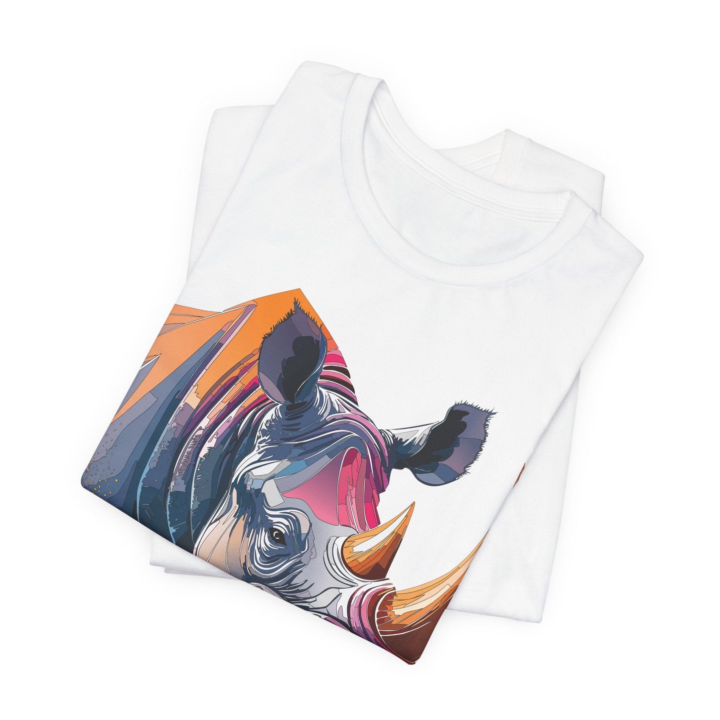Unisex Animal Print Tee Shirt Featuring Wild Animals Art Design For Everyday Wear