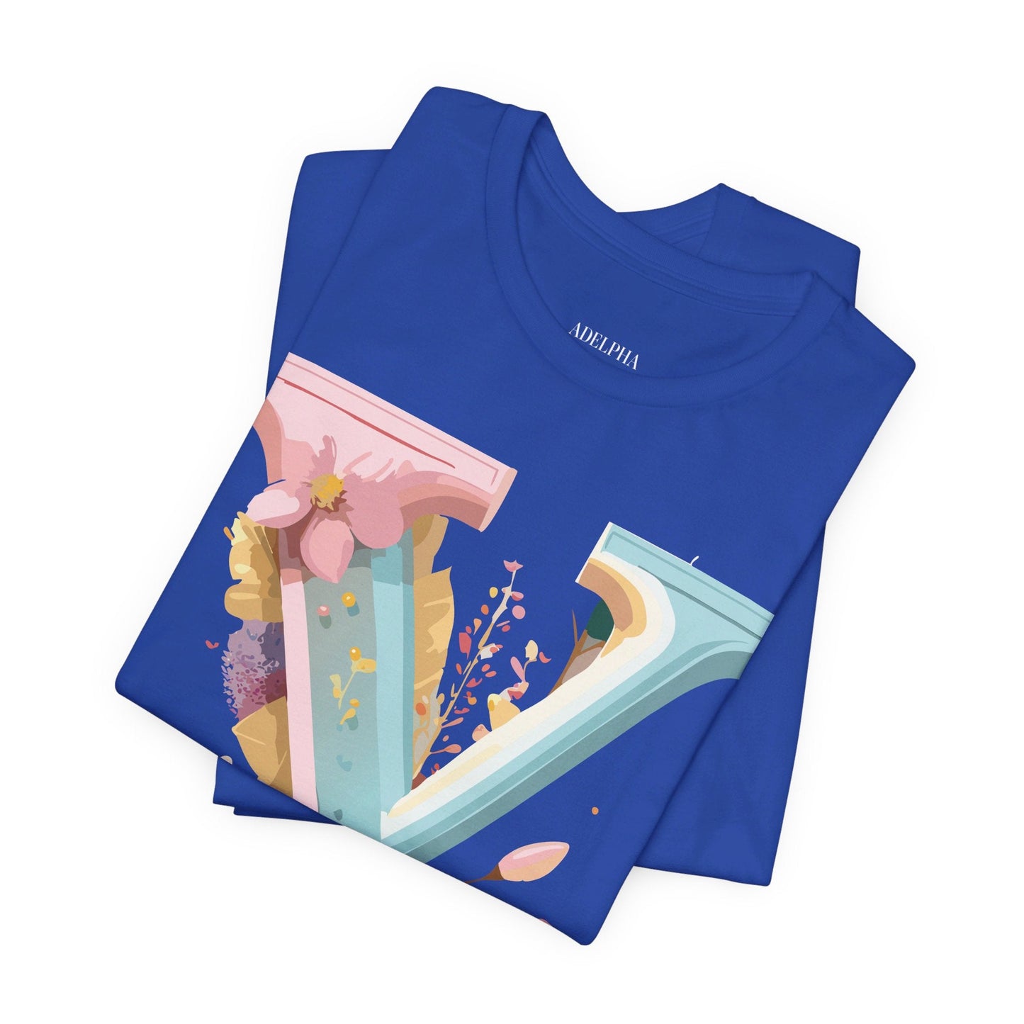 Letter Y Shirt Unisex Graphic Tee Vintage Inspired Adelpha Artwork Short Sleeve Art Design