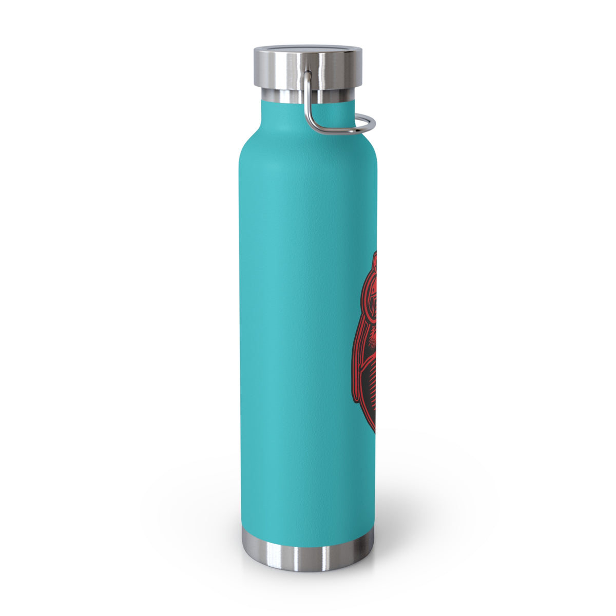 22oz Copper Insulated Water Bottle with Cartoon Design - CV89