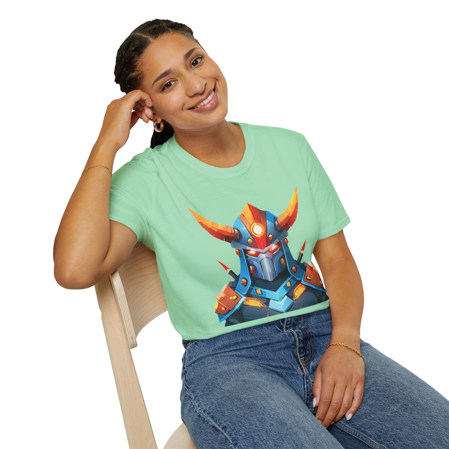 Unisex Cyborg Tee Robot Shirt Terminator Inspired Tee Cotton Softstyle Lightweight Comfort