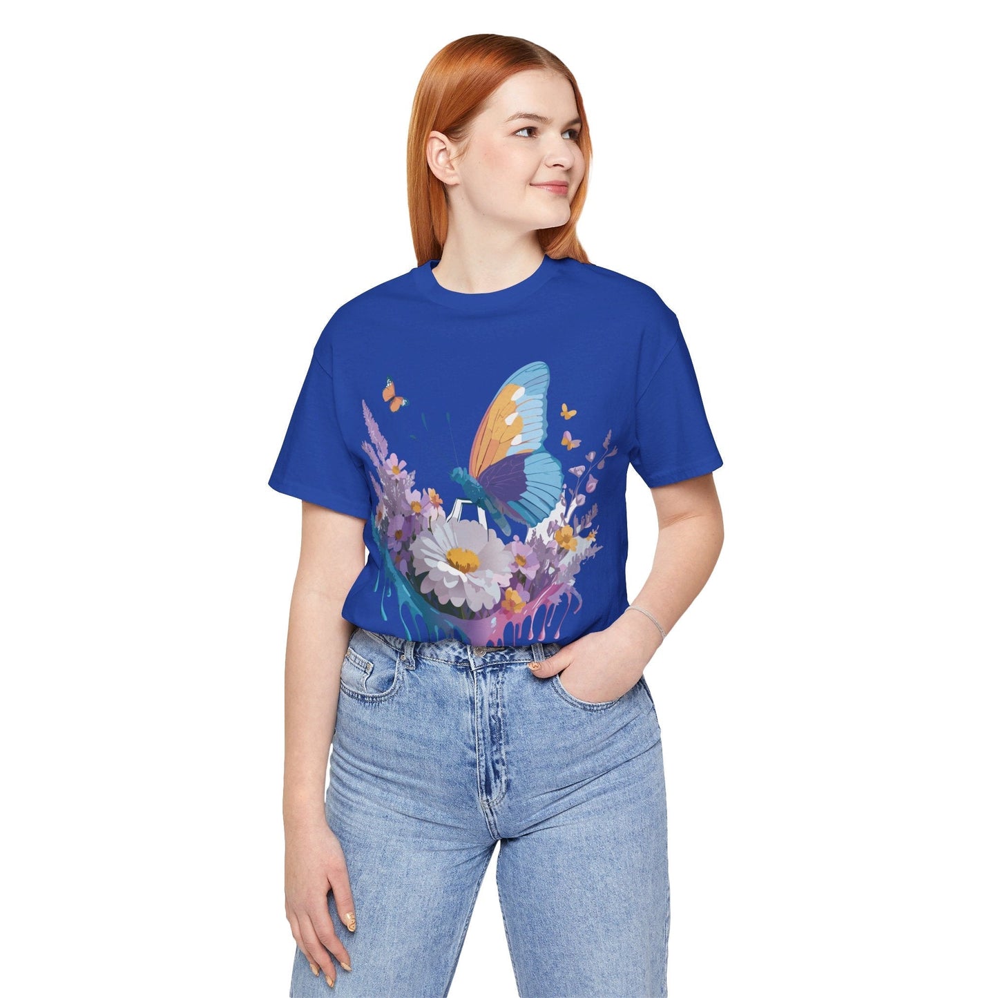 Adelpha Vintage Inspired Graphic Tee Unisex Short Sleeve Shirt