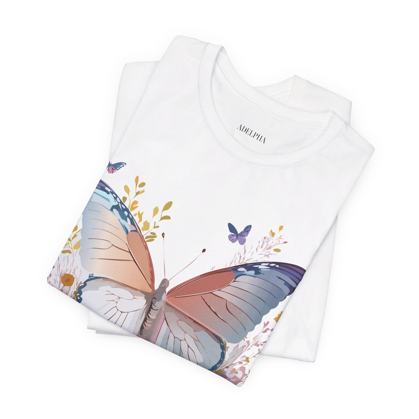 Butterfly Graphic Tee Unisex Vintage Art Design Adelpha Collection