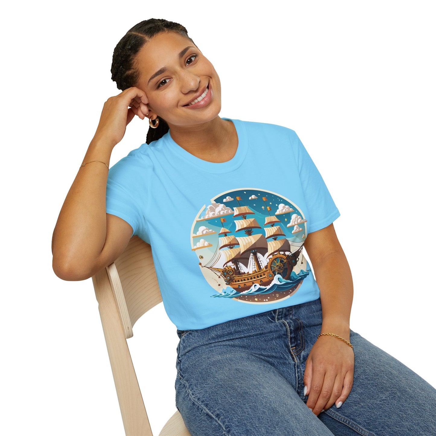 Ship T Shirts Frigate T Shirts Vessel Tee Shirt Unisex Gildan Softstyle 64000 Premium
