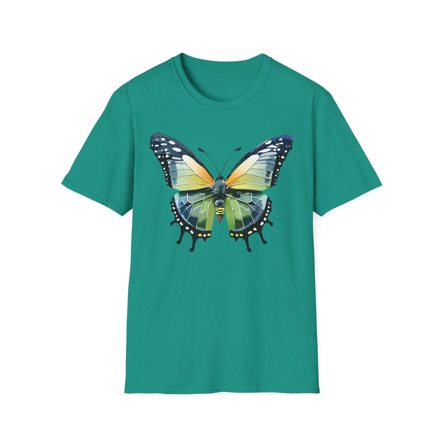 Butterfly Shirt Unisex Softstyle Gildan 64000 Monarch Butterfly Graphic Tee For Men And Women