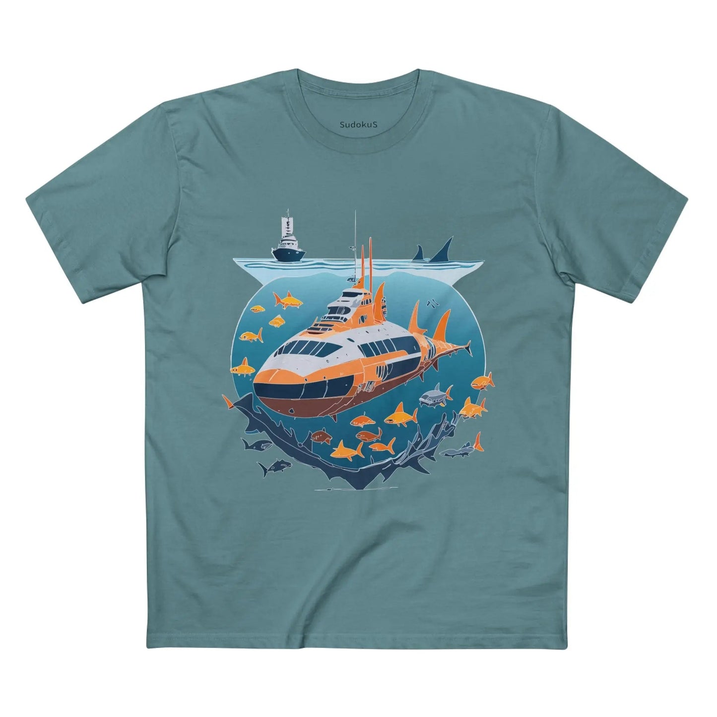 Ocean Coast Graphic Unisex 100 Cotton Staple Tee 20