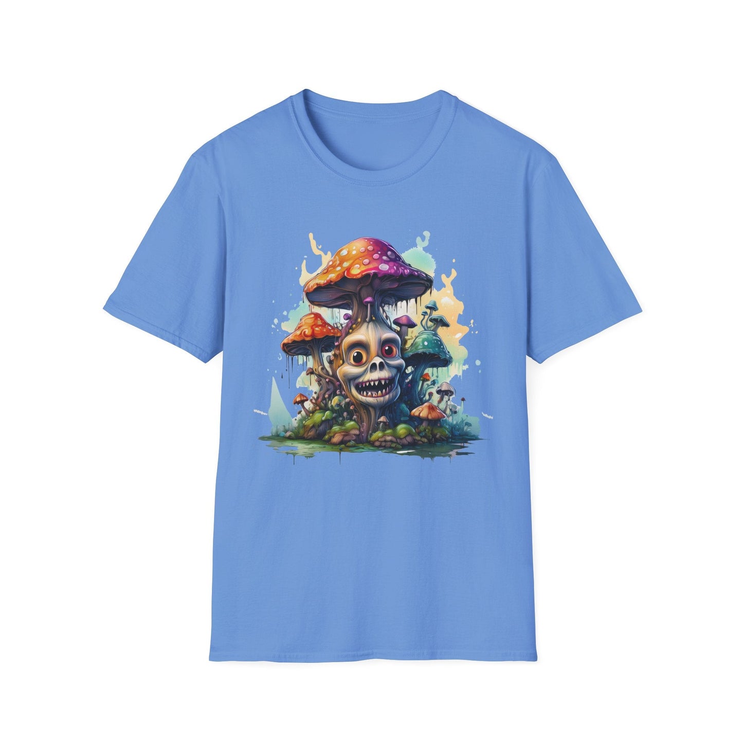 Mashroom Tee Shirt Unisex Graphic Mashroom Tee Fun Fungus Design Softstyle 64000