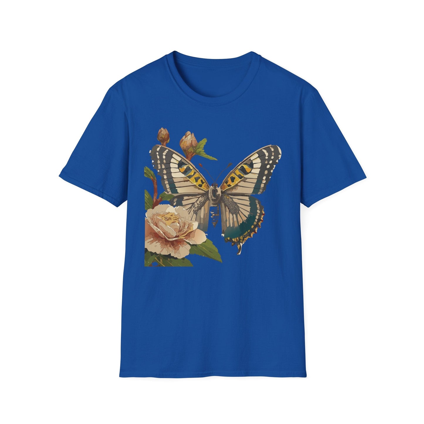 Butterfly Shirt Unisex T Shirt Monarch Butterfly Gildan Softstyle 64000 Cotton Tee