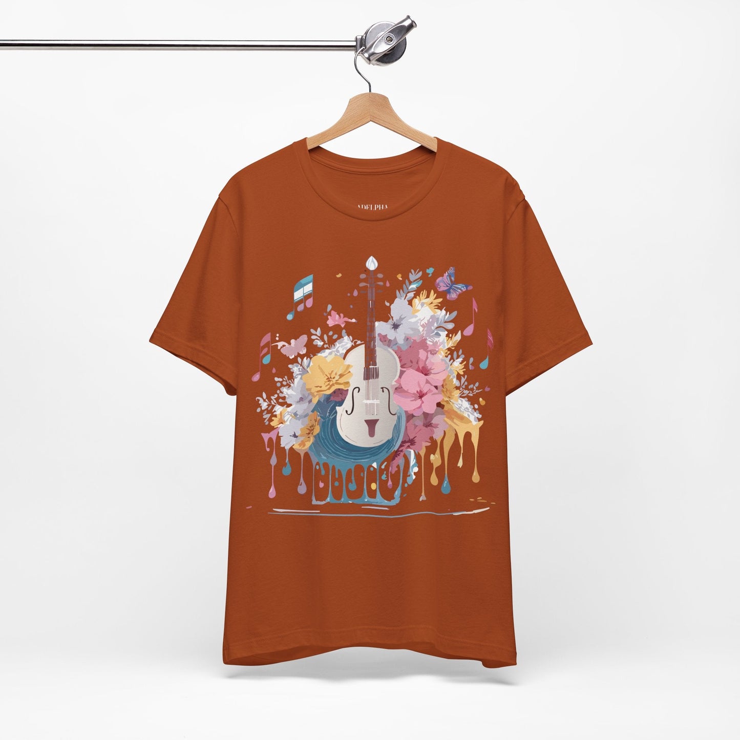 Adelpha Graphic T Shirt Unisex Short Sleeve Jersey Tee With Vintage Inspired Artwork