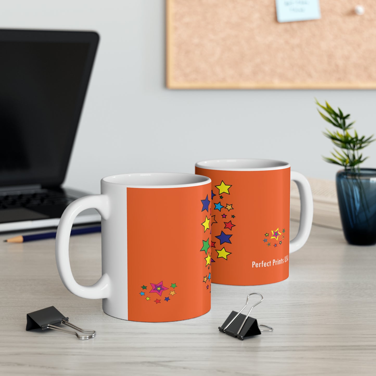 Coffee & Tea Mug with Stars print