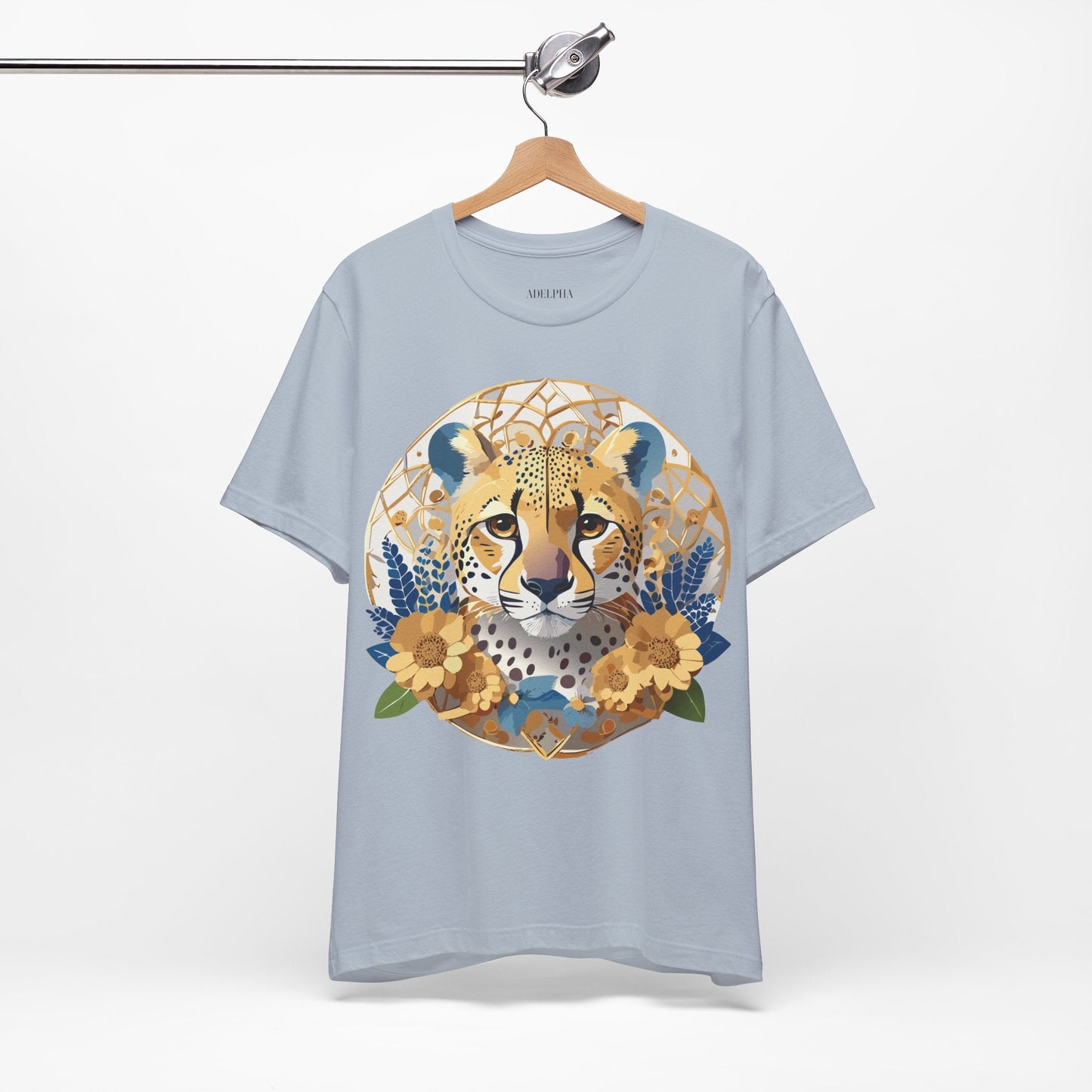 Medallion Graphic Unisex 100 Cotton Vintage Animal Medal Artwork Tee 53
