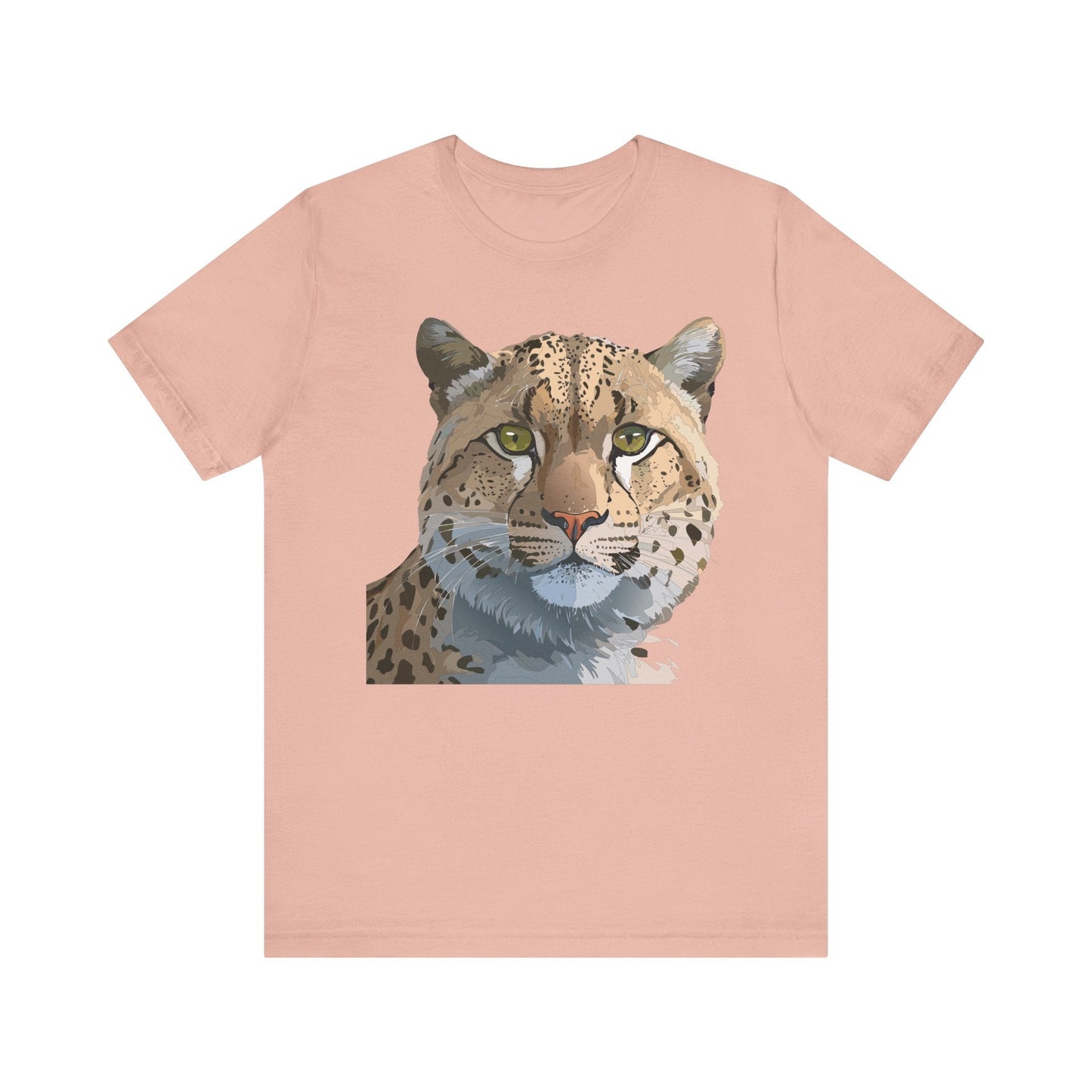 Unisex Animal Shirt With Animals Art Design Tee Short Sleeve Wildlife Print Tee Shirt