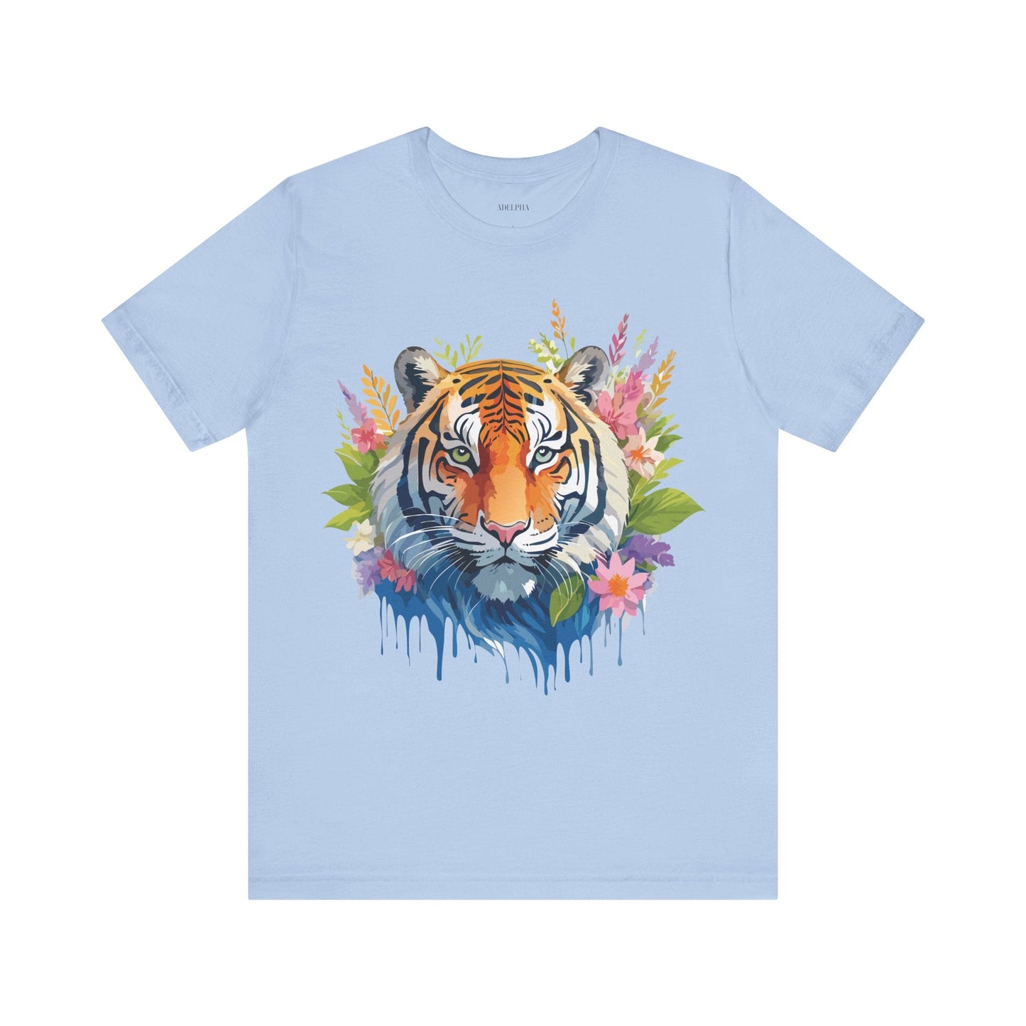 Tiger Graphic Tee Unisex Vintage Style Shirt With Original Adelpha Artwork Premium Quality