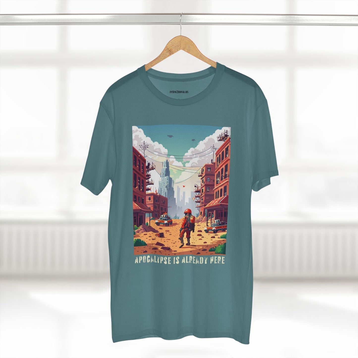 Cataclysm Doomsday Shirt Unisex Premium Cotton Tee With Original Art Design Retro2Nova
