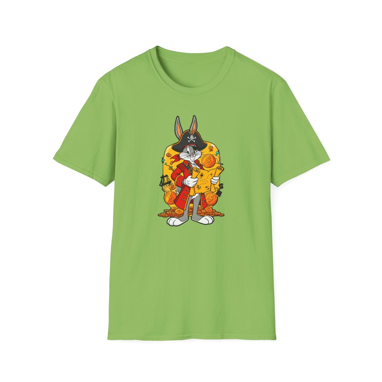 Bugs Bunny Shirt Unisex T Shirt Cartoon Design Animation Tee Gildan Softstyle 64000