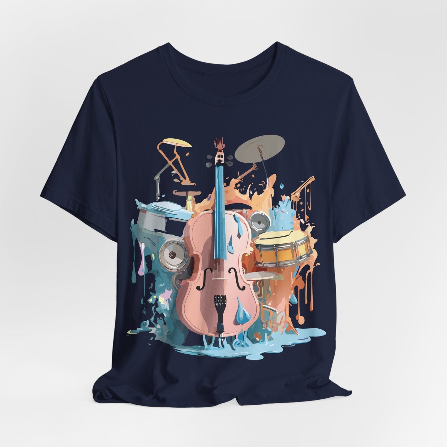 Adelpha Graphic Music T Shirt Unisex Jersey Short Sleeve Tee Art Design Premium Vintage Inspired