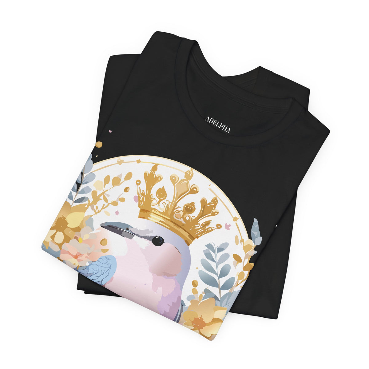 Medallion Graphic Unisex Cotton Bella+Canvas Tee with Art Design d86